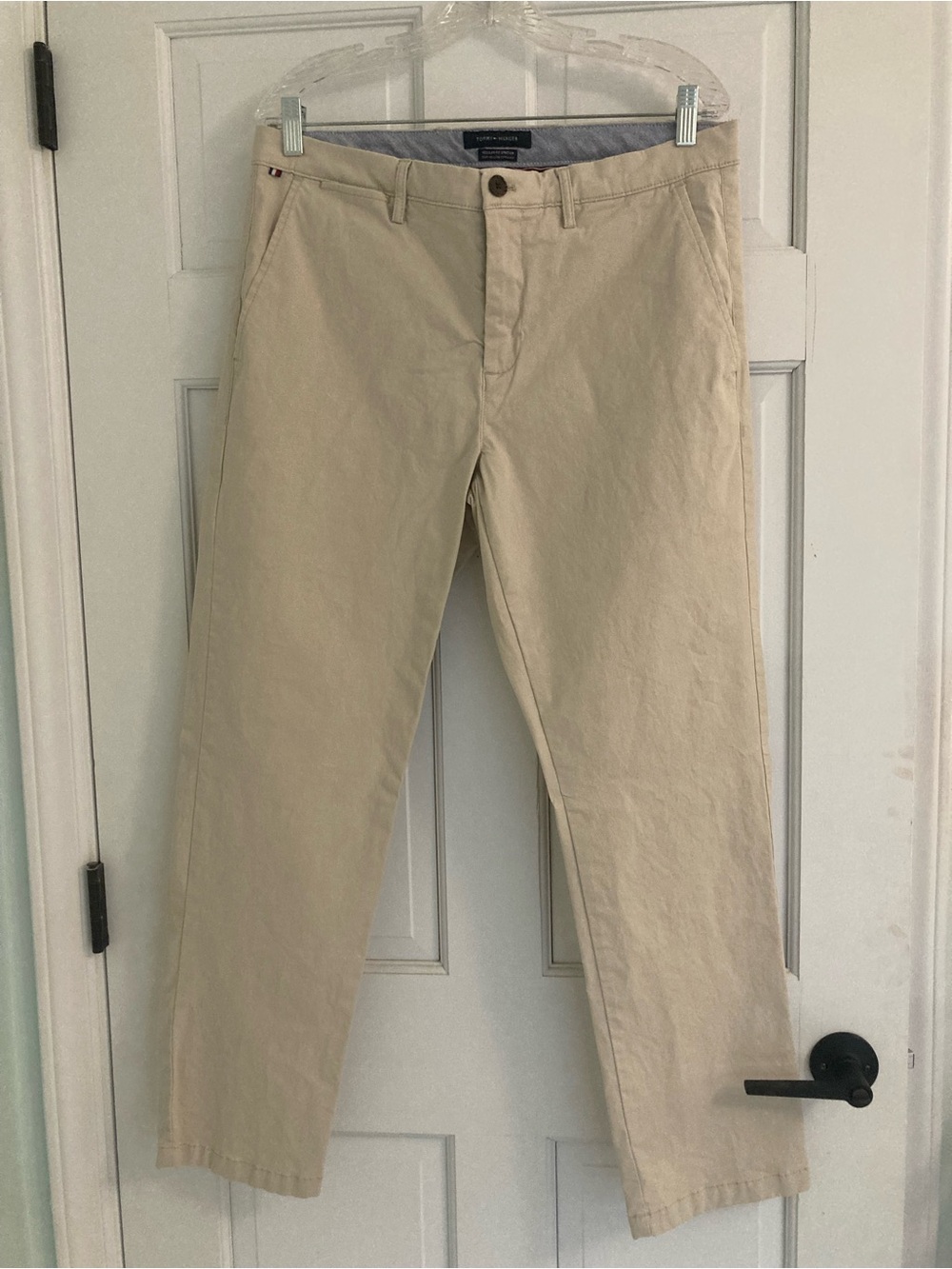 Tommy Hilfiger Khaki Straight-Leg Chinos